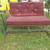 Vintage Portable Porch Glider Wrought Iron Swing Sette 2 thumbnail