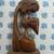 Hand-carved Teak "Kissing" Statuette from St. Lucia 1 thumbnail