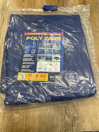 New 12' x 25' All Purpose Poly Tarp 1