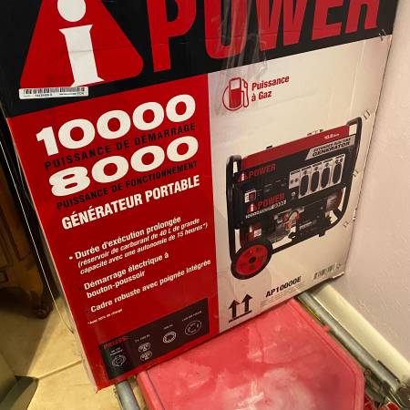 IPower Generator 8000/10000 watts in box 1