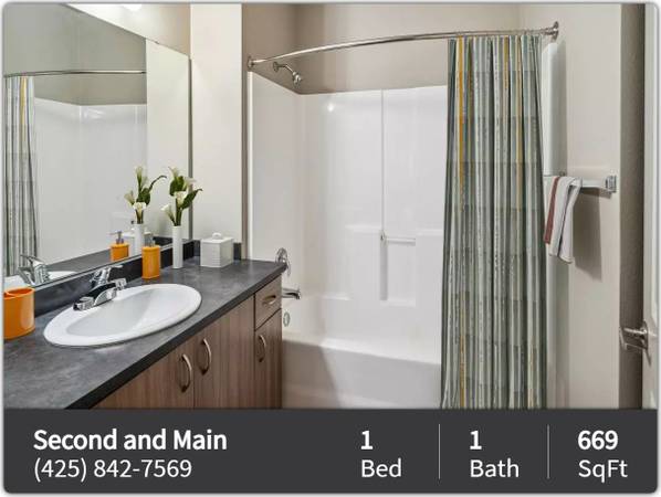 $2,100 / 1br - 669ft2 - 2 Months Free! Spacious 1 Bed, 1 Bath. 669 SqFt! Visit today! (Renton)64031134969987121