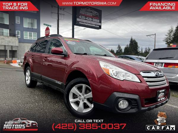 $111/mes - 2013 Subaru Outback 25i Premium AWD Wagon CVT - $7.999 (23410 Highway 99, WA 98026)63438173394051121