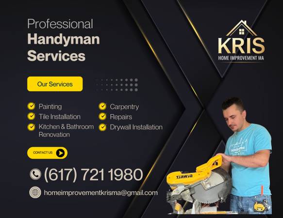 Experienced Handyman / Remodeler – 120+ 5★ Reviews – Reliable & Clean Work 1