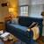 Excellent condition navy blue sleeper sofa 1 thumbnail