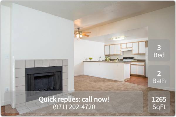 $2,484 / 3br - 1265ft2 - Lots of space! 1265 sqft, 3 bed, washer/dryer in unit, near everything (Tigard - Fanno Creek Park)63820848728195121