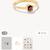 Kendra Scott Gold and Garnet Davie Ring- size 8 1 thumbnail