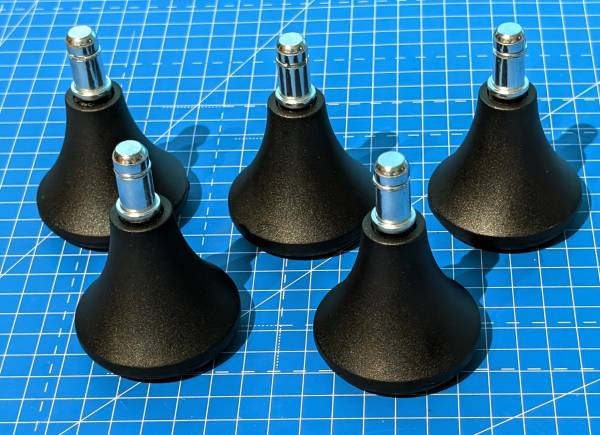 5 x Office Chair Foot Glides - New 1