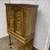 Antique hand painted Victorian Jacobean liquor cabinet 4 thumbnail
