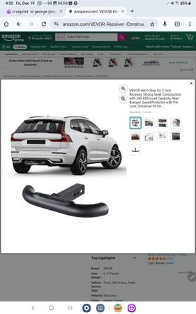 Hitch Step for 2" Receiver 1