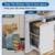 40 QT 10 Gal Pull Out Trash Can Under Cabinet, Heavy Duty Under Sink G 3 thumbnail