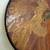 vintage folk art painting on barrel lid American Indian chiel portrait 4 thumbnail