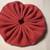 Handmade Lot of 124 Fabric YoYos Red Orange Quilt  Applique Trim $10 3 thumbnail