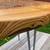 36” Diameter Gorgeous Live Edge Round Table. 2.75” Thick. Hairpin Legs 11 thumbnail