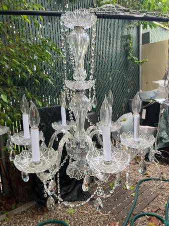 Crystal Chandelier - six-light 1