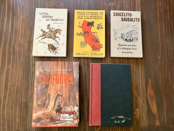 Assorted California History Books 1