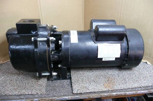 Dayton Sprinkler Pump: 2 hp, Single Phase, 115/208-230V AC, 1 1/2" 1
