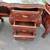 FANCY HAND-CARVED MAHOGANY VANITY & PAIR CHERRY ROCOCO BEDSIDE TABLES 13 thumbnail