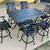 Patio Set Hanamint Lexington Outdoor Furniture 6 Swivel Seat Bar Height Dining 6 thumbnail