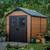 KETER 7511 NEWTON 7.5' WIDE X 11' DEEP STORAGE SHED - NEW IN BOXES 3 thumbnail