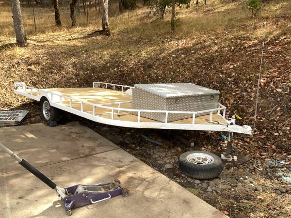 Utility trailer with tool box 1