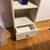 Vintage Solid Pine Narrow Bookshelf with Drawer | Scandinavian Farmhou 9 thumbnail