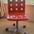 Ikea Swivel Adjustable Chair Orange Red Discontinued 1 thumbnail