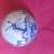 Dutch Delft Blue Ceramic Brooch 1 thumbnail