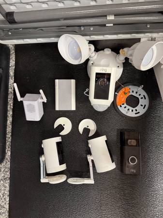 Ring Cam System - Video Doorbell, Cameras, Flood lights, Speakers 1