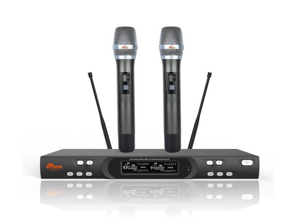 UHF-308 Dual Wireless Microphones 1