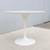 Mid-Century Modern Eero Saarinen for Knoll 36 White Tulip Dining Table 12 thumbnail
