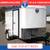 2025 Interstate 6 X 10 Victory Enclosed Cargo Trailer White 1 thumbnail