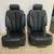 Universal Black Leather Bucket Seats 1 thumbnail