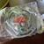 Reed Teardrop-shaped Handblown Glass Light Pendant, Grn w/Metal Accent 13 thumbnail