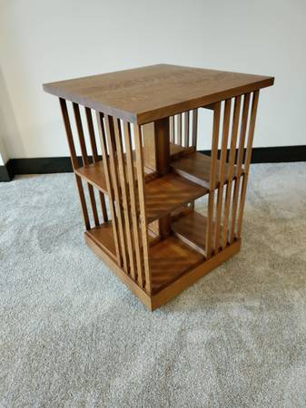 Stickley rotating bookcase 1