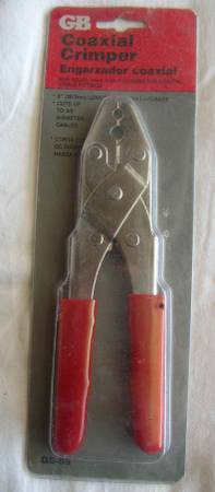GB Coaxial Crimper GS-89. New. 1
