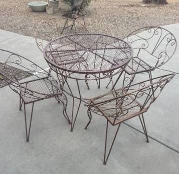 Salterini Wrought Iron Outdoor Set 1