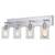 Hampton Bay Regan 29.13 in. 4-Light Brushed Nickel Vanity Light with C 2 thumbnail