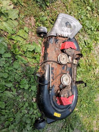 Mower deck for small lawn tractor 1