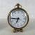 Clock Solid Brass Desktop Tabletop Pocket Watch Style Quartz Movement 1 thumbnail