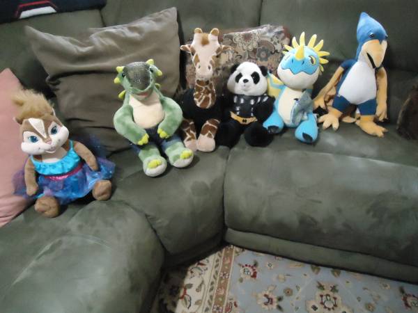 Stuffed Build-a-Bear Animals 6 total 1