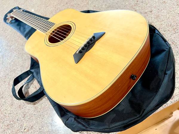 3/4 Parlor Solid Wood Top Acoustic Guitar 1