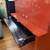 Beautiful Red Asian Desk/Cabinet w/Doors & 2 File Cabinet Drawers 3 thumbnail