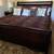 Crate and Barrel King Size Frame with Dresser and Two night Stand Tabl 2 thumbnail