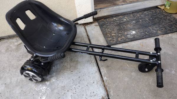 Hoverboard With Seat Attachment 1
