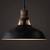 MATTE BLACK AND COPPER 12"BARN PENDANT - ALLNEW 1 thumbnail