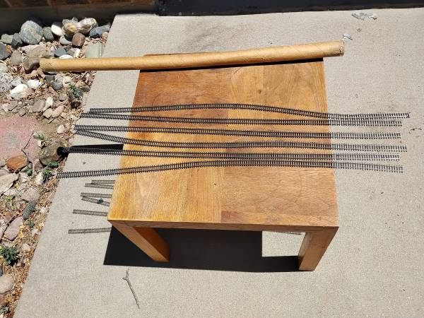 Model Train N Scale flex track 1