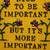 Vtg 70s Ceramic Floral Design "It's Nice To Be Important" Plaque 5 thumbnail