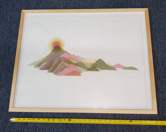 Nice large framed art 1