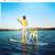 Sunset SUP Paddleboard Blue Stained Wood Grain Paddle Board 18 thumbnail