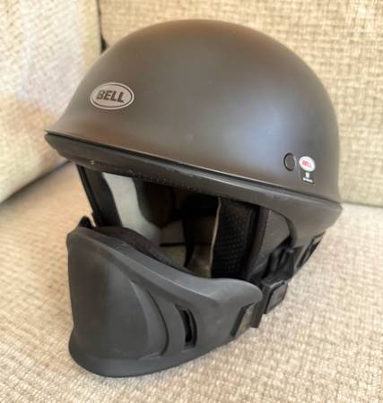 Bell Rogue Matte Black Motorcycle Helmet Size M 57-58cm DOT